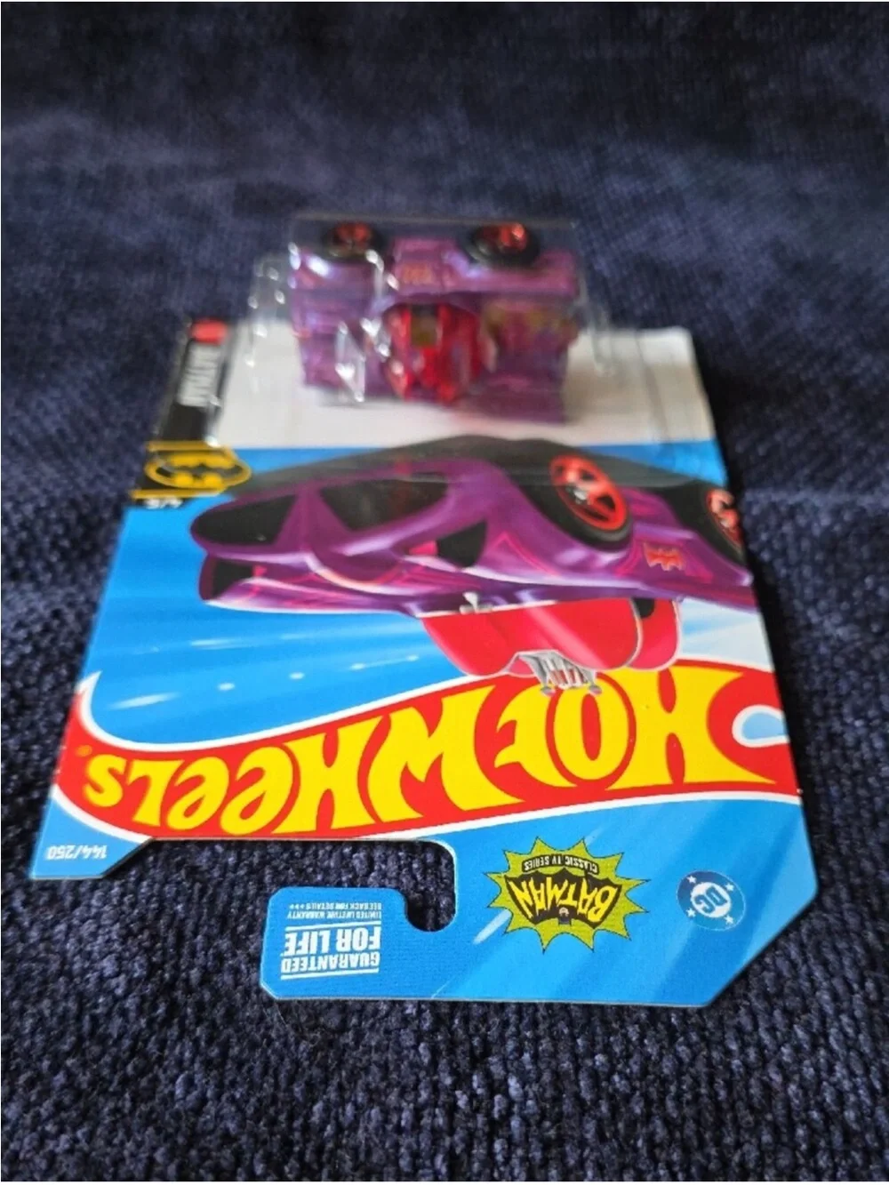Hot Wheels Batman Classic TV Series Batmobile - Purple/Red